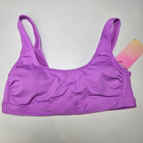 NEW Stoney Clover x Target Ribbed Bikini Top L Purple NWT - Picture 2 of 7